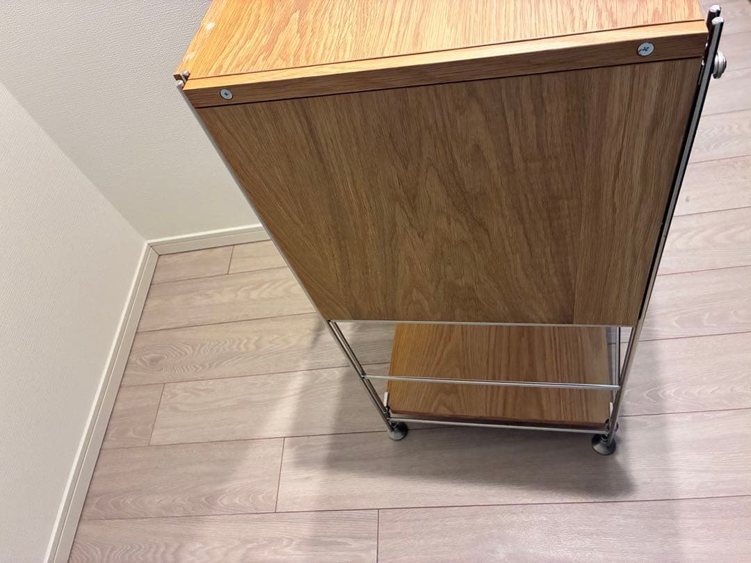 無印良品　ステンレスユニットシェルフ　引き出し付き