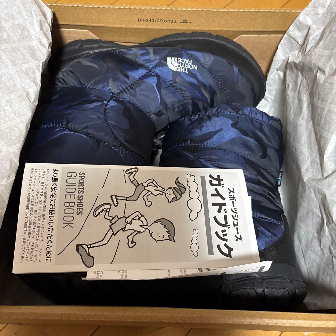 ノースフェイス　ブーツ　27センチ　ネイビーカモ