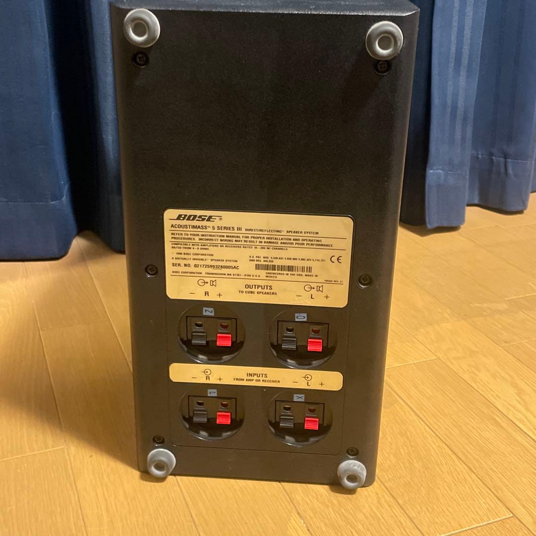 BOSEスピーカー、レシーバーアンプセット　RA-8 AM-5III