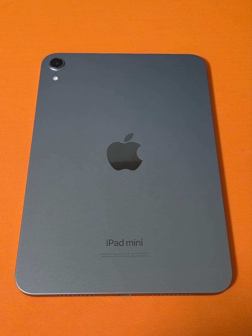 iPad mini 第7世代 A17 pro グレー 本体 極美品 保証残