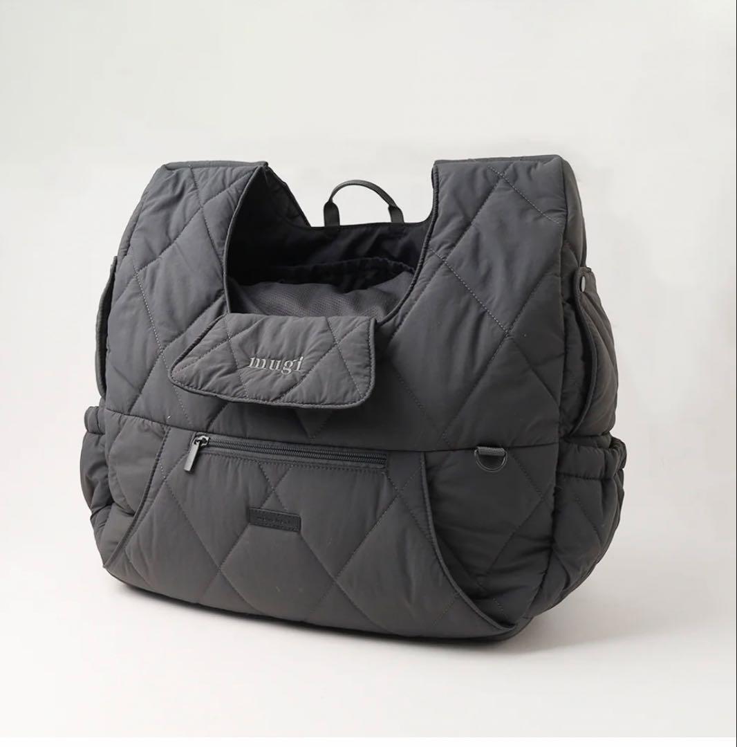 美品！モンシェリ キルティングメッシュ付きフロントリュック Msize