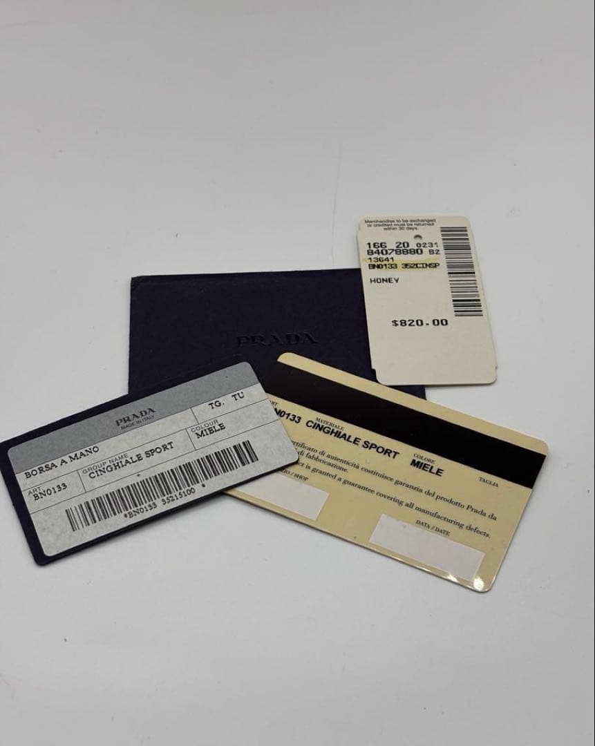 【ショッパー付】プラダ ハンドバッグ レザー 南京錠 ラウンドファスナー