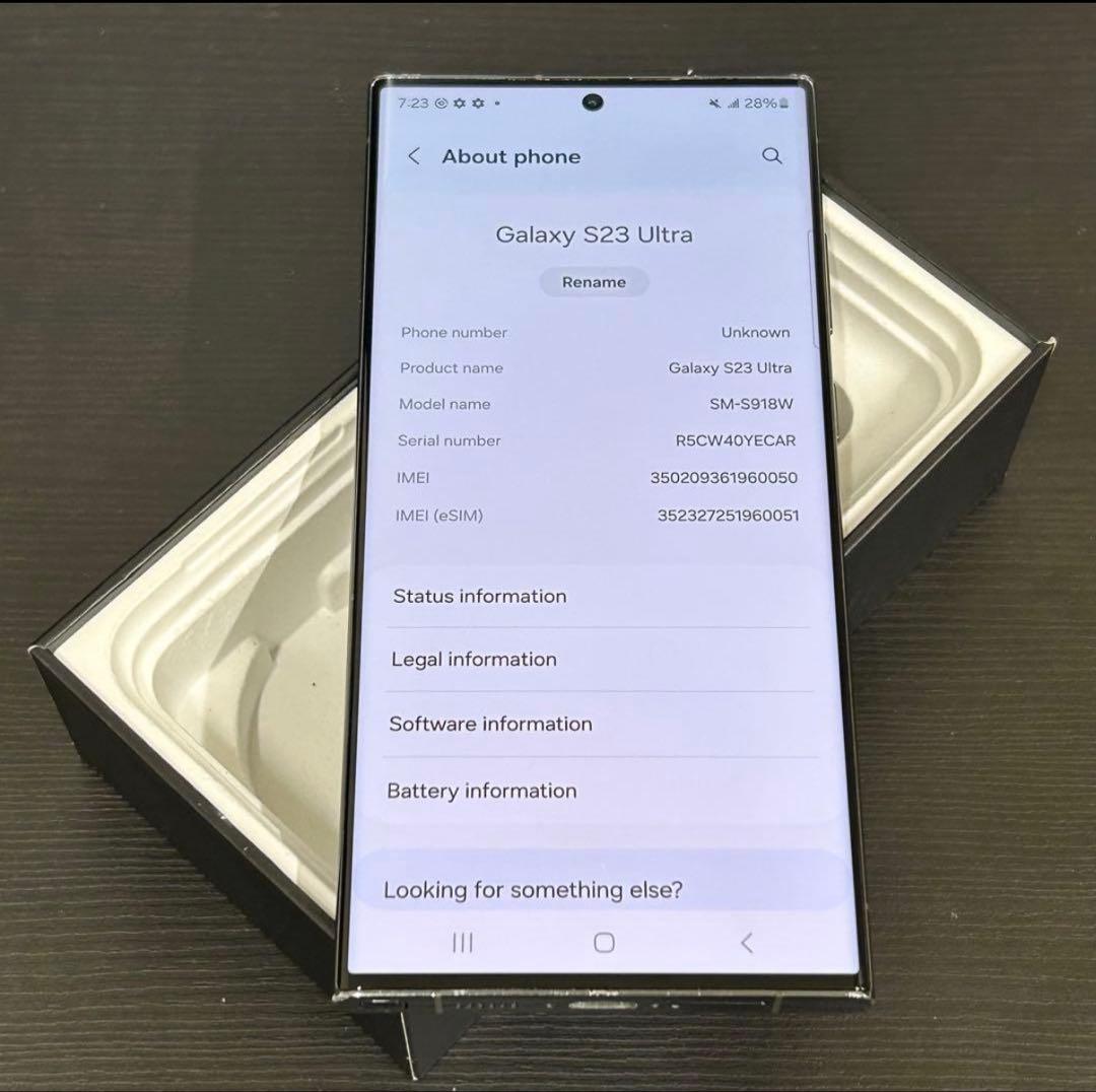 良品　 ギャラクシー S23 Ultra｜256gb｜SIMフリー