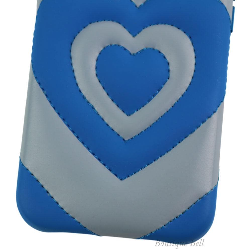 【アーバンソフィスティケーション】iPhone13/14ケース 青ハート