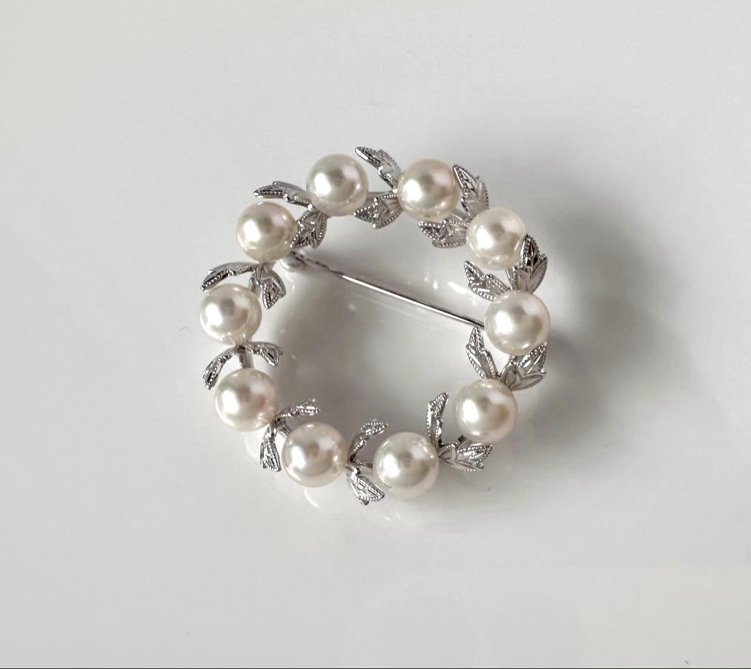 MIKIMOTO アコヤベビーパールブローチ SV