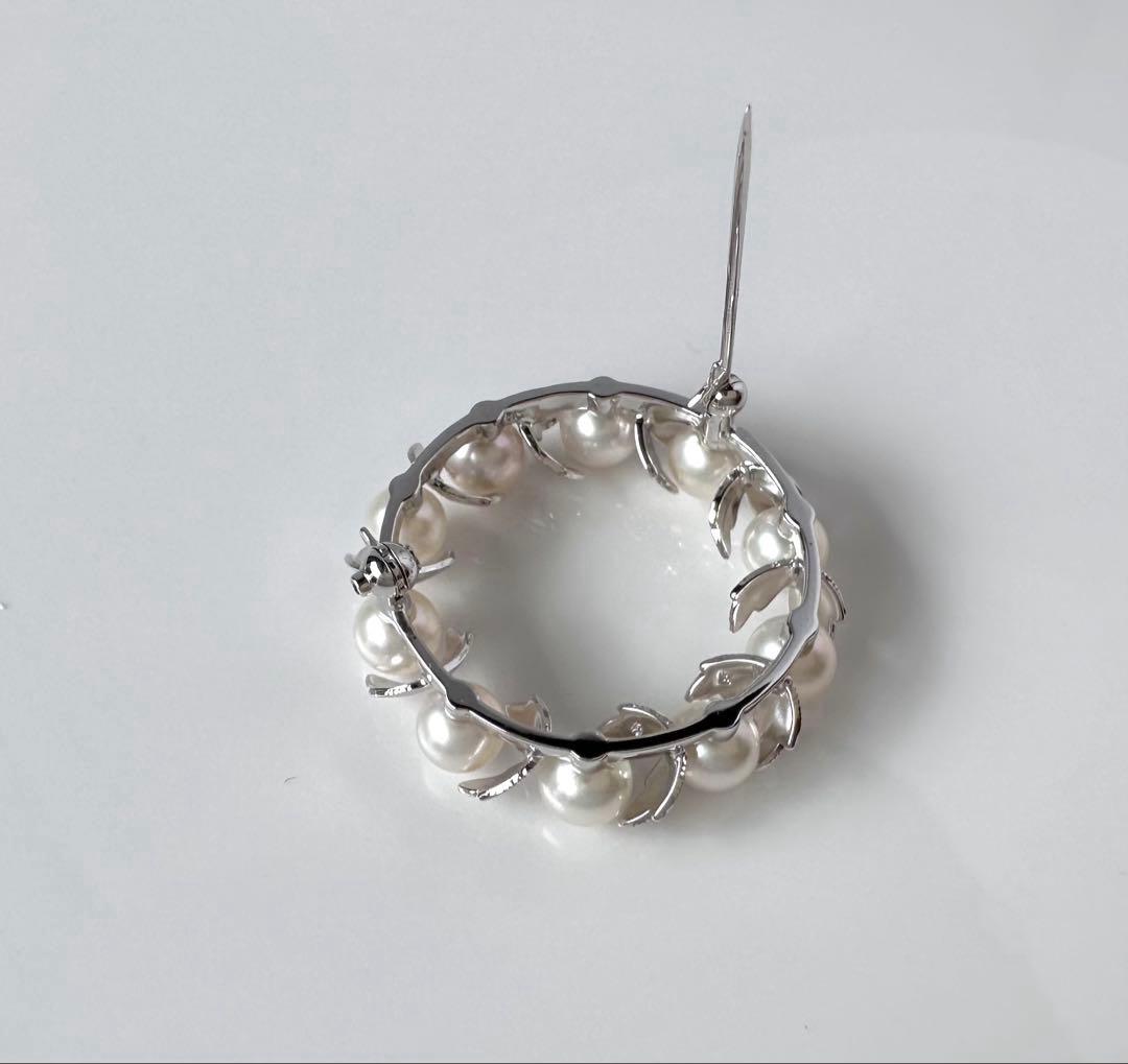 MIKIMOTO アコヤベビーパールブローチ SV