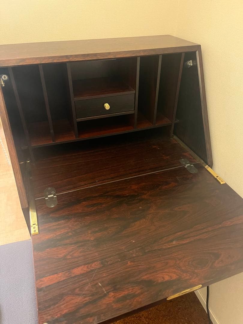 希少材ローズウッド デスク 4引き出し