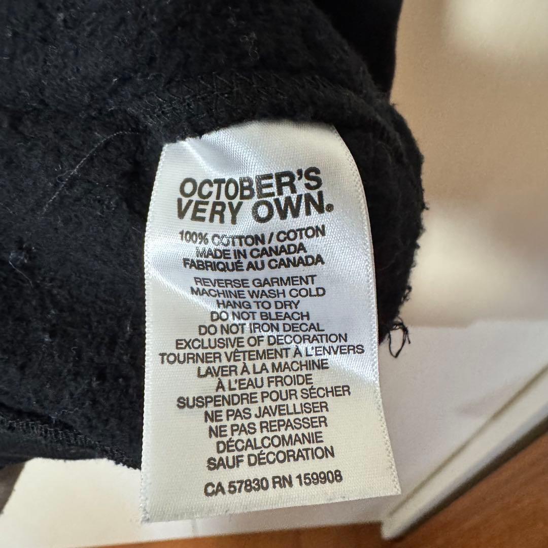 OVO October’s Very Own ブラック スウェット Drake