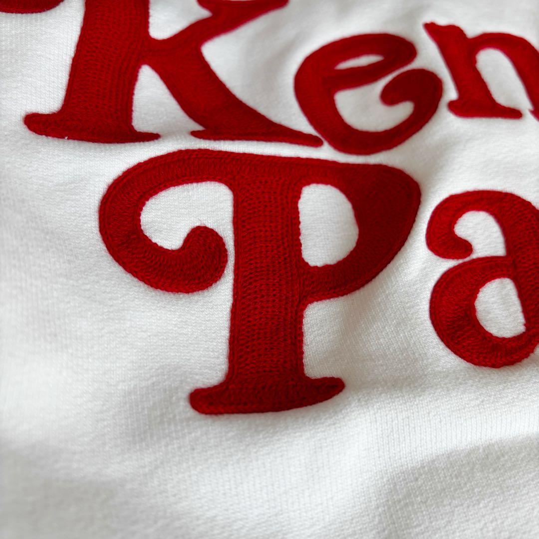美品　KENZO PARISスウェット　カーディガン　刺繍　ホワイト　VERDY