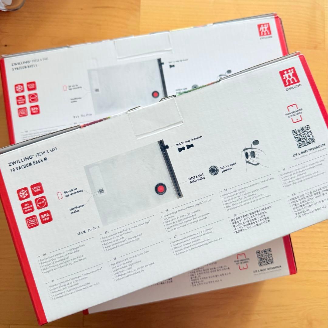 zwilling ポータブル真空保存機セット