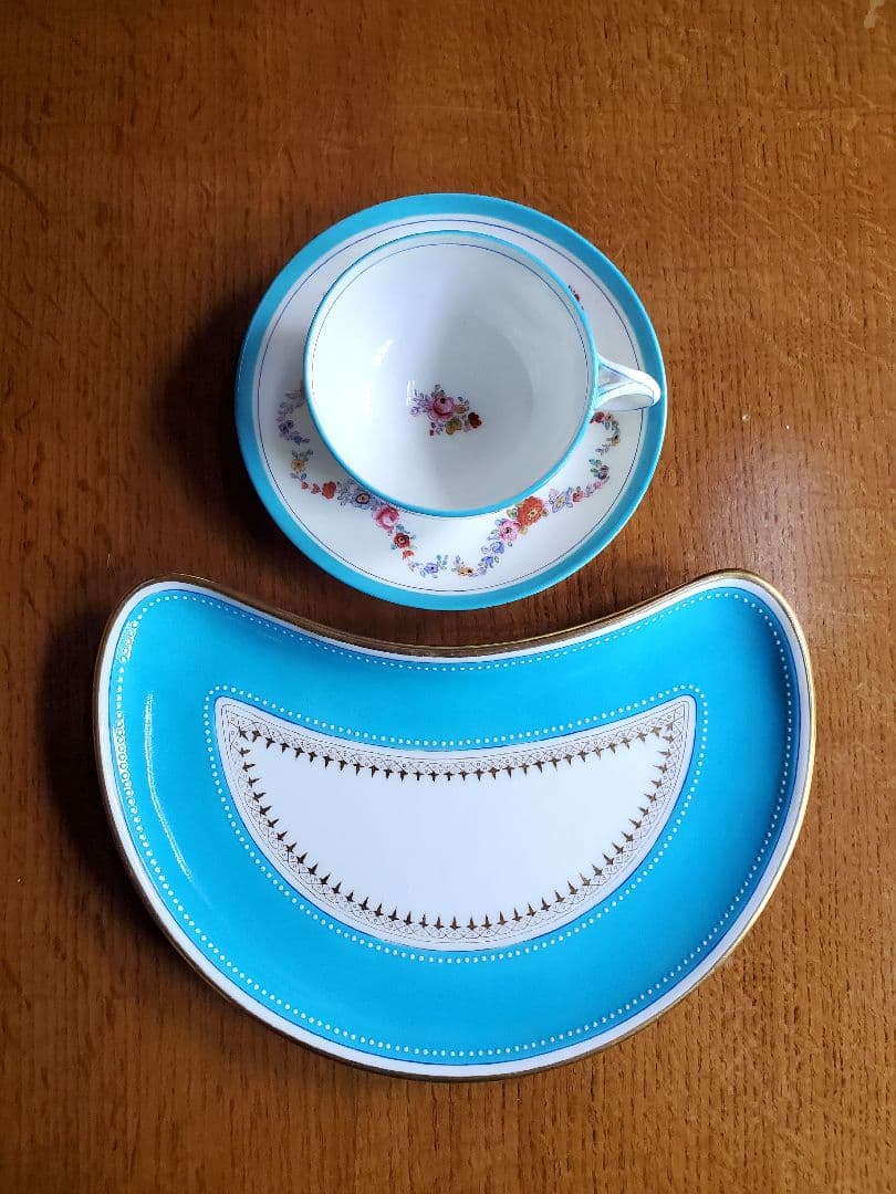 希少品 オールドミントン クレッセント プレート 6枚揃い 1887年