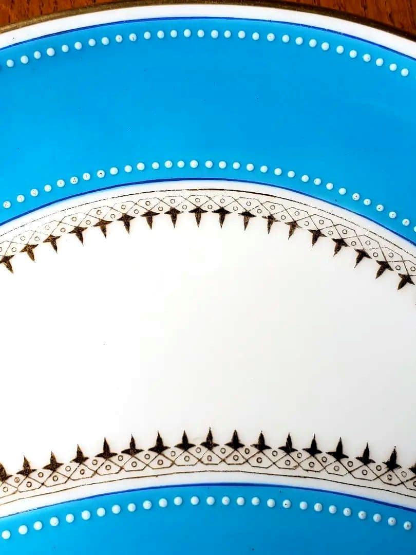 希少品 オールドミントン クレッセント プレート 6枚揃い 1887年