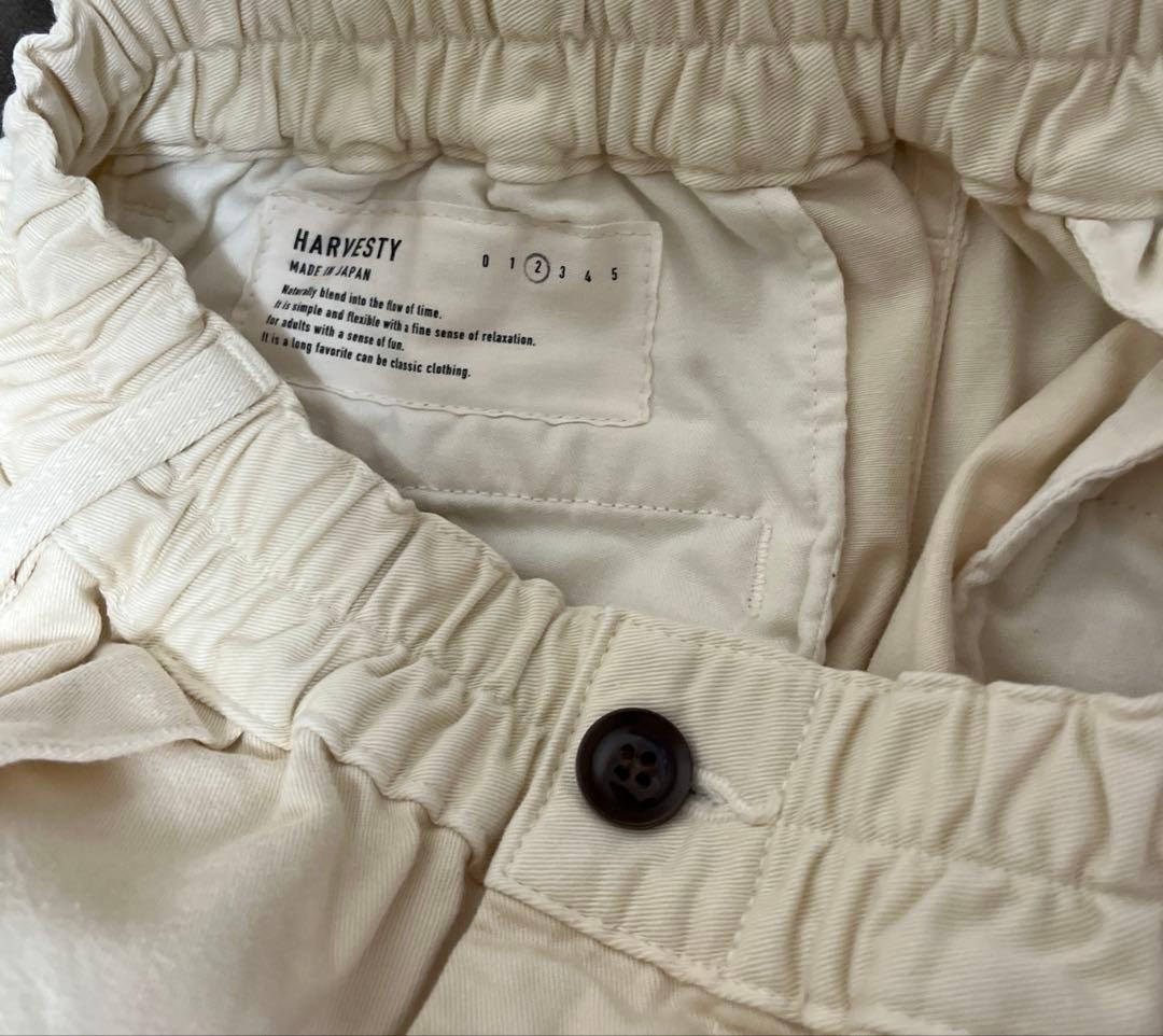 ハーべスティ サーカスパンツ アイボリーホワイト サイズ2