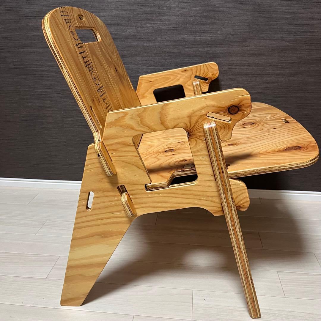 高級 美品 yokaチェア 木製チェアセット 組み立て式 キャンプ インテリア