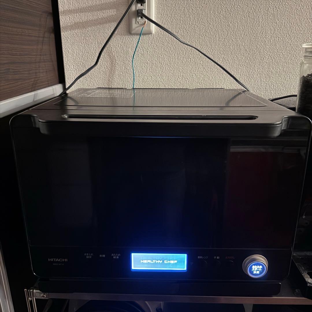 HITACHI MRO-W1A オーブンレンジ ブラック