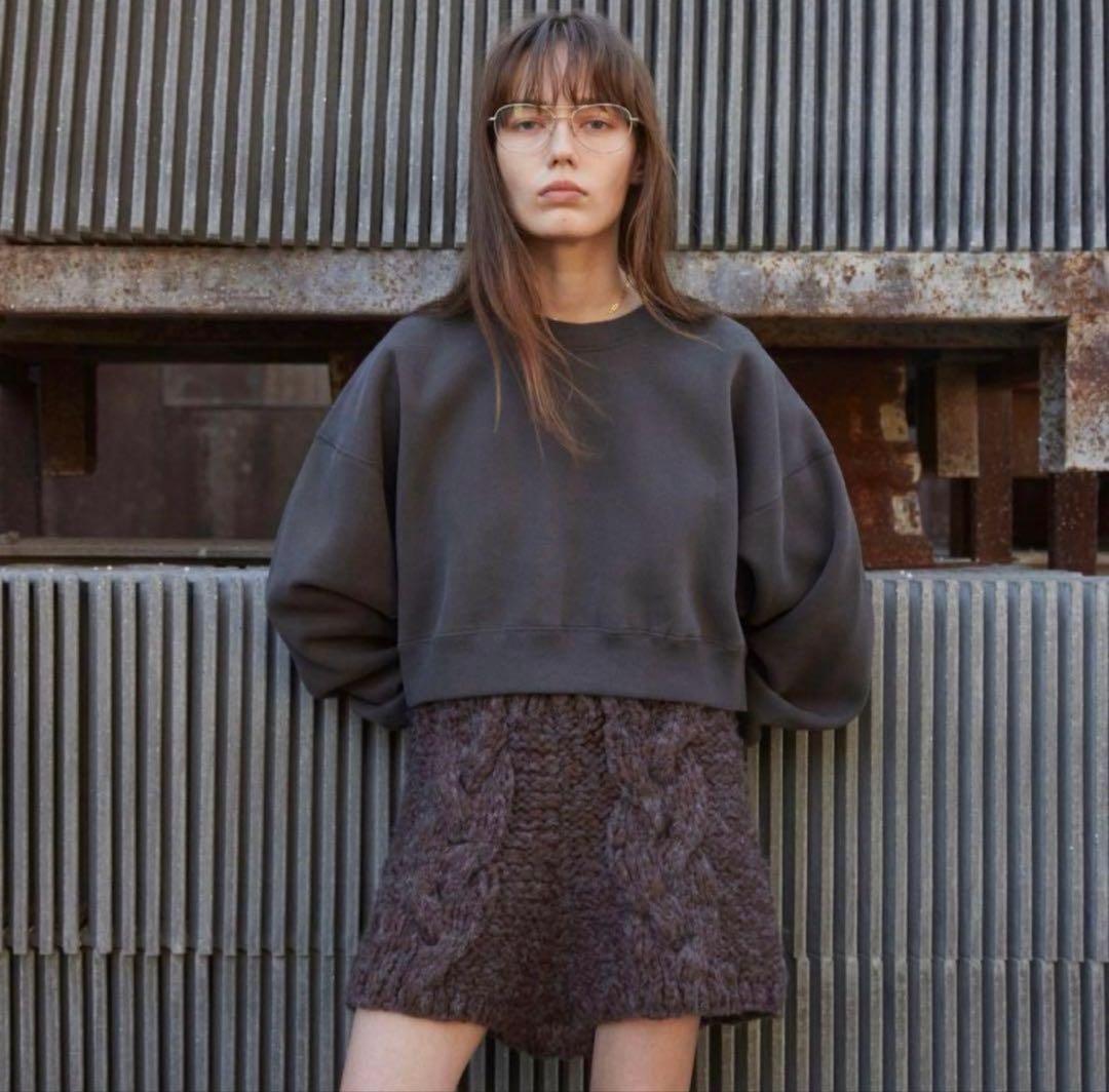 新品SeaRoomlynn VOLUMEスウェット ショートプルオーバー