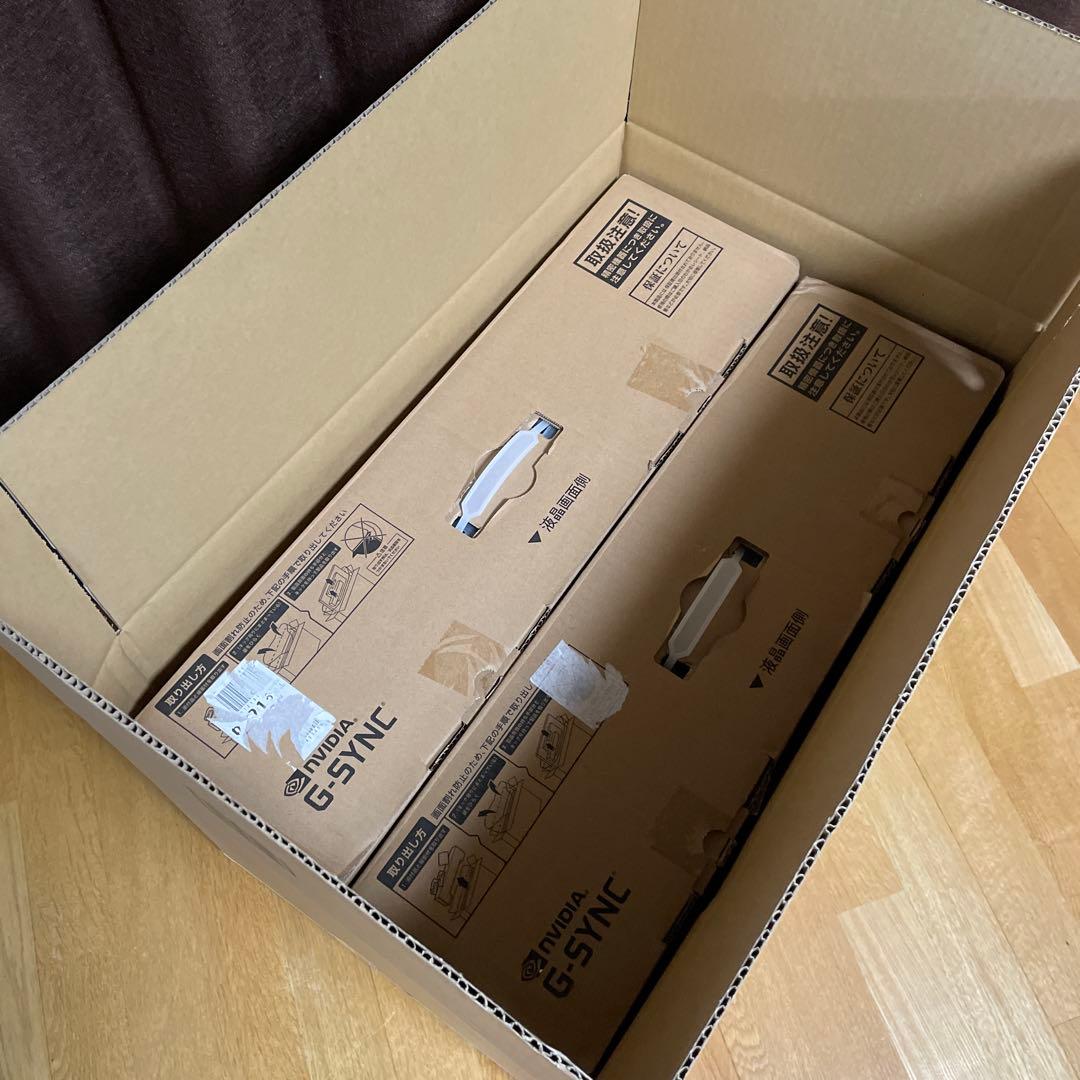 【美品】IO DATA 23.8型ゲーミングモニター2台セット デュアルモニター