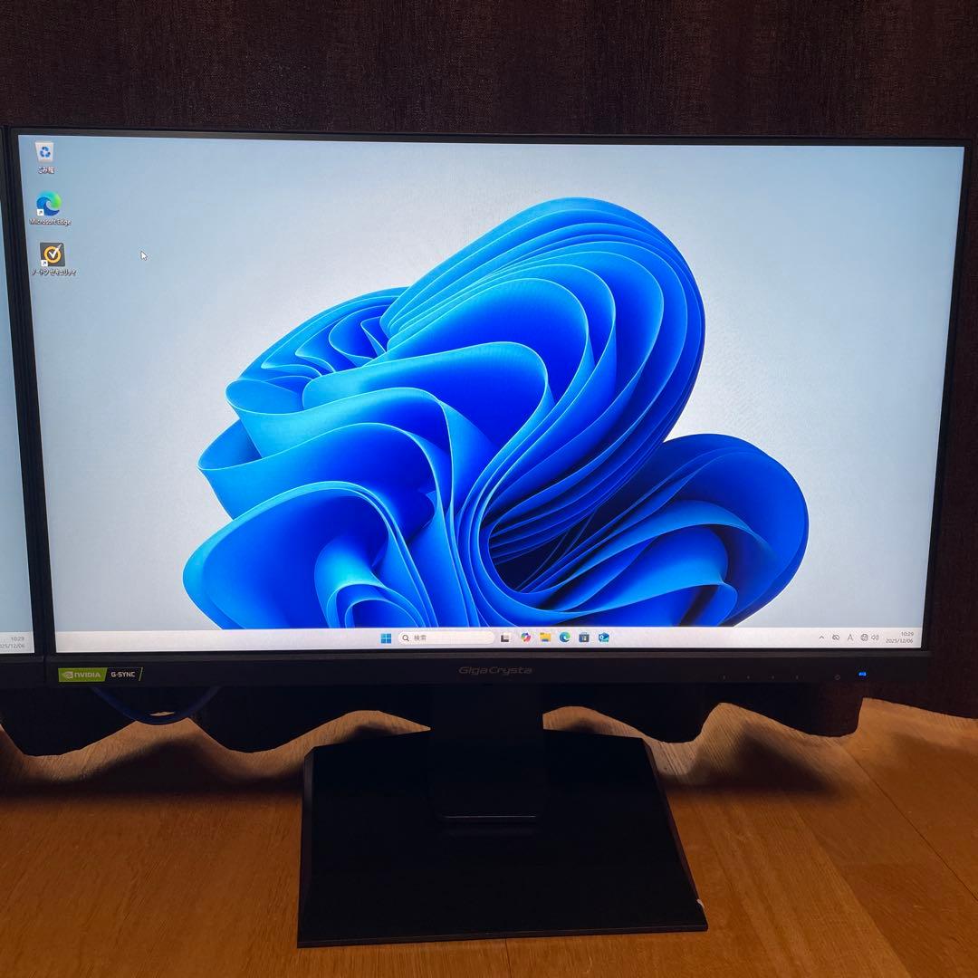 【美品】IO DATA 23.8型ゲーミングモニター2台セット デュアルモニター