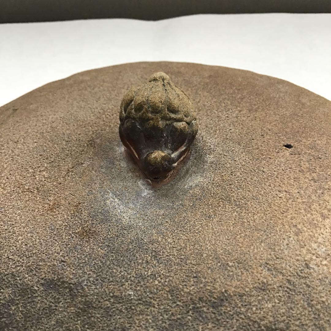 茶道具　備前焼　煎茶　湯さまし急須　窯元五郎辺衛造　栞　紙箱　S34MS