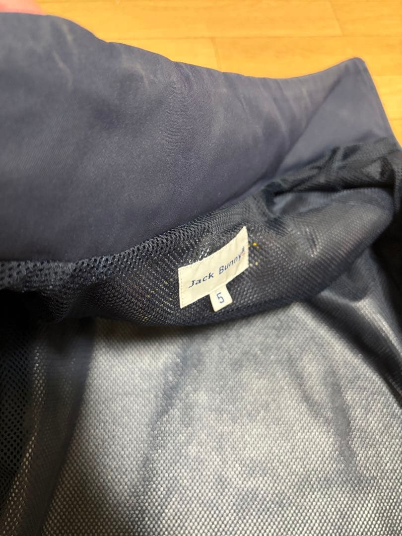 美品Jack Bunny!! ジャックバニー　ゴルフナイロンジャケット Lサイズ