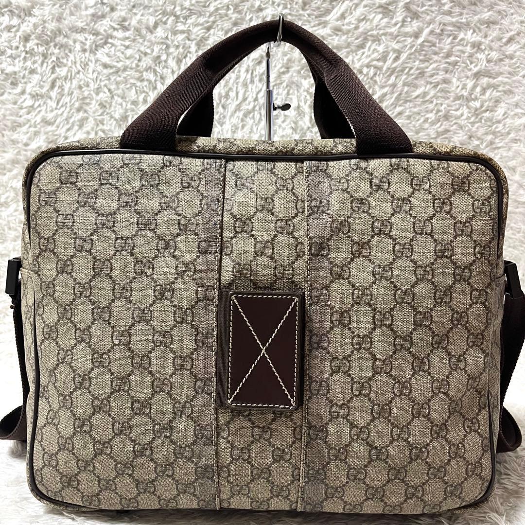 ✨激レア✨GUCCI グッチ 2way GG柄 ボストンバッグ ビジネスバッグ