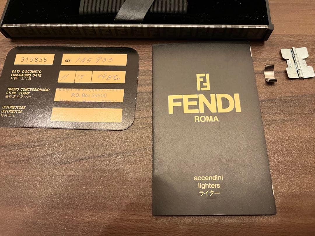 【未使用品】Fendi ボールペン ライターセット　アンティーク