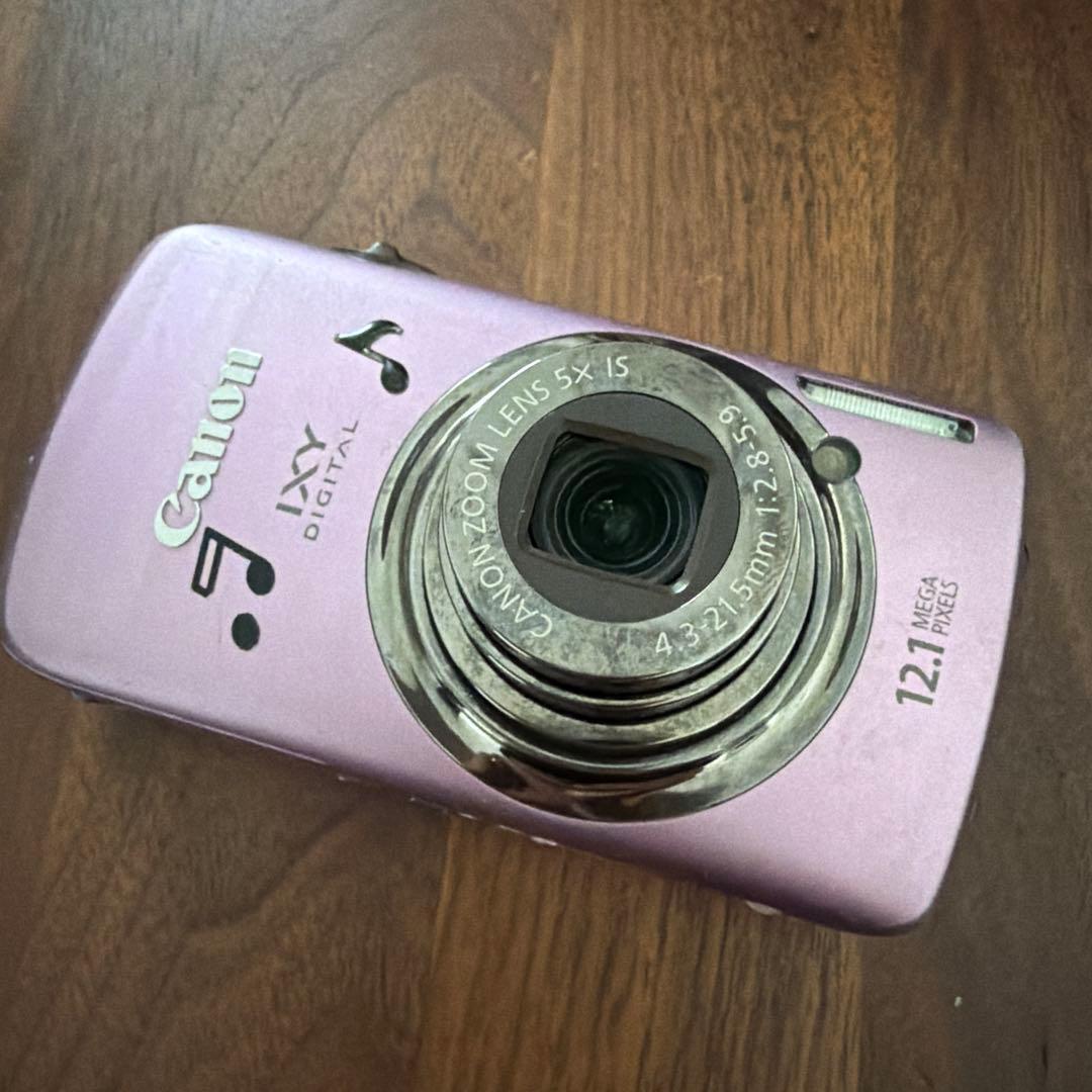 Canon IXY DIGITAL 12.1メガピクセル ピンク　デジカメ