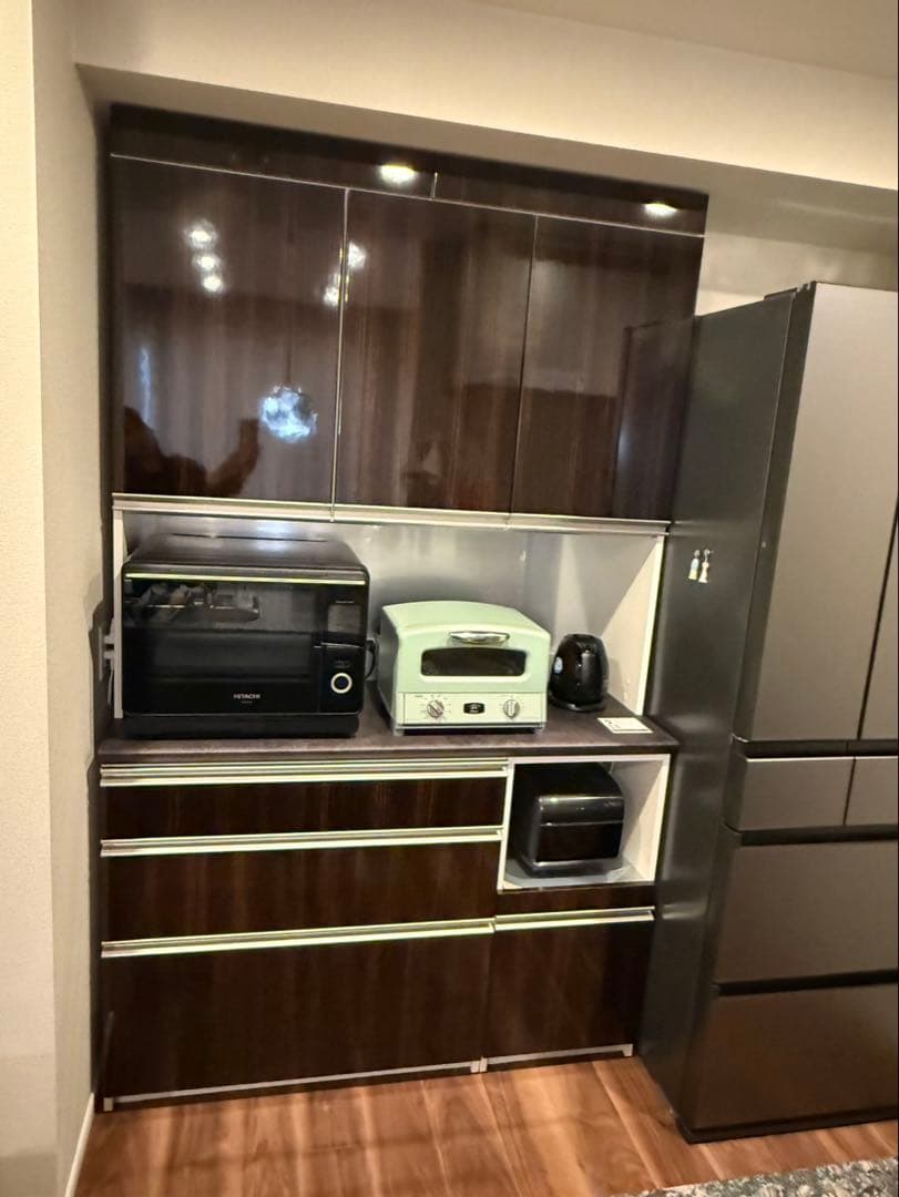 キッチンカウンター 食器棚　キッチンボード　パモウナ