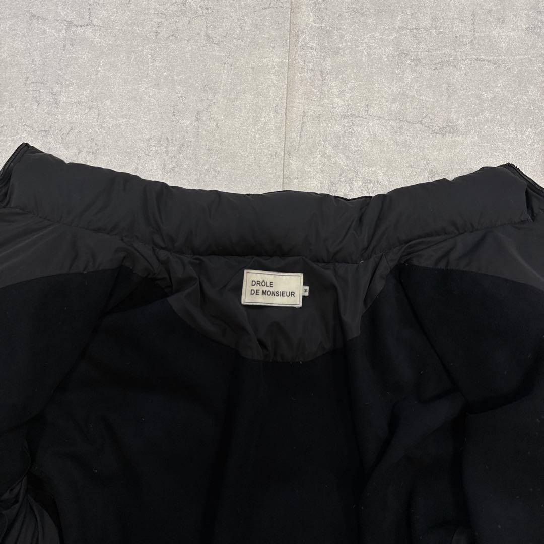 みーこ　ドロールドムッシュ 肉厚 ダウンジャケット 短丈 M 黒 吾亦紅