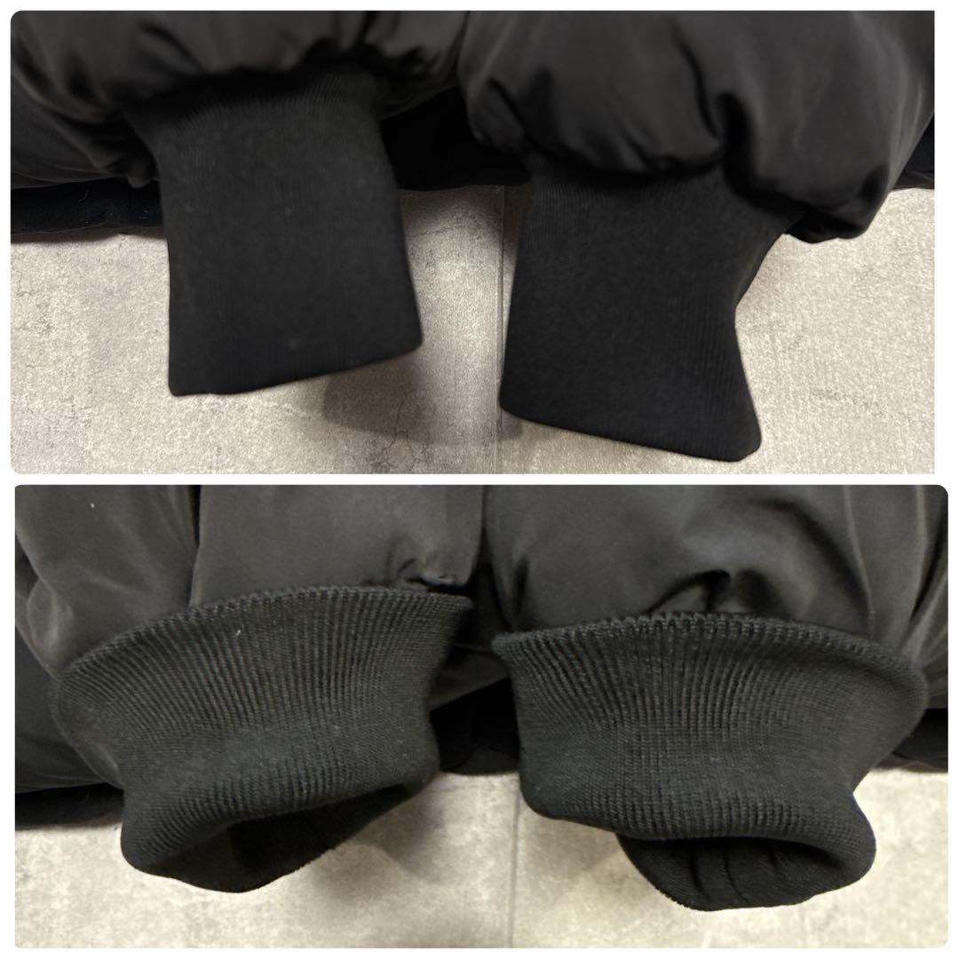 みーこ　ドロールドムッシュ 肉厚 ダウンジャケット 短丈 M 黒 吾亦紅