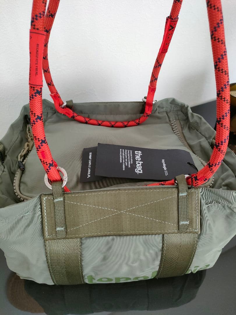 トポロジー サミット ダッフル スモール モスグリーン　ボストン　タグ無し