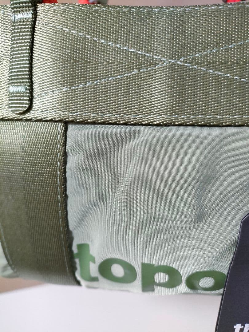 トポロジー サミット ダッフル スモール モスグリーン　ボストン　タグ無し