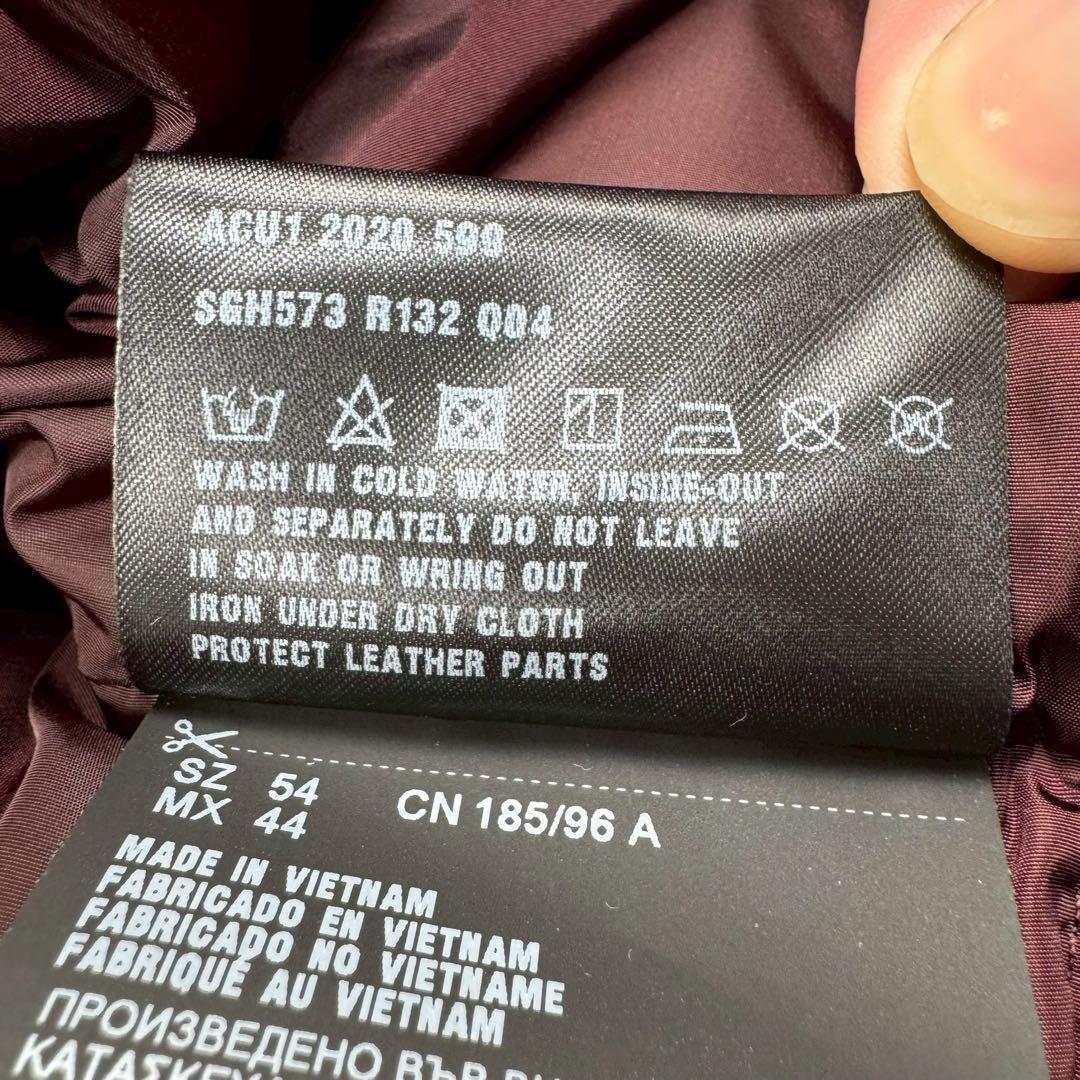 希少サイズ54✨ PRADA プラダ ダウン 三角プレート トライアングル