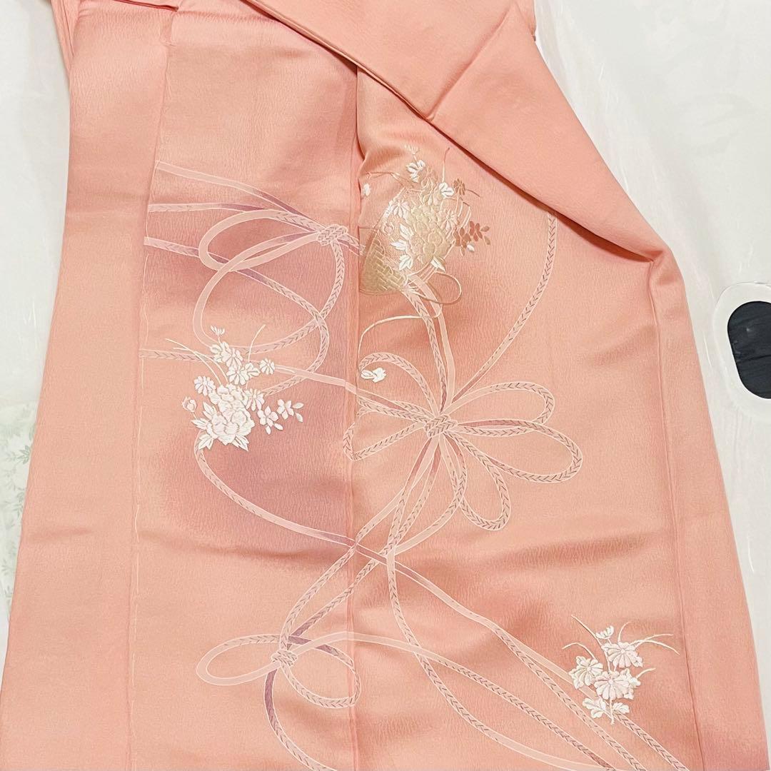 高級　未使用 正絹 付け下げ 訪問着　着物 刺繍