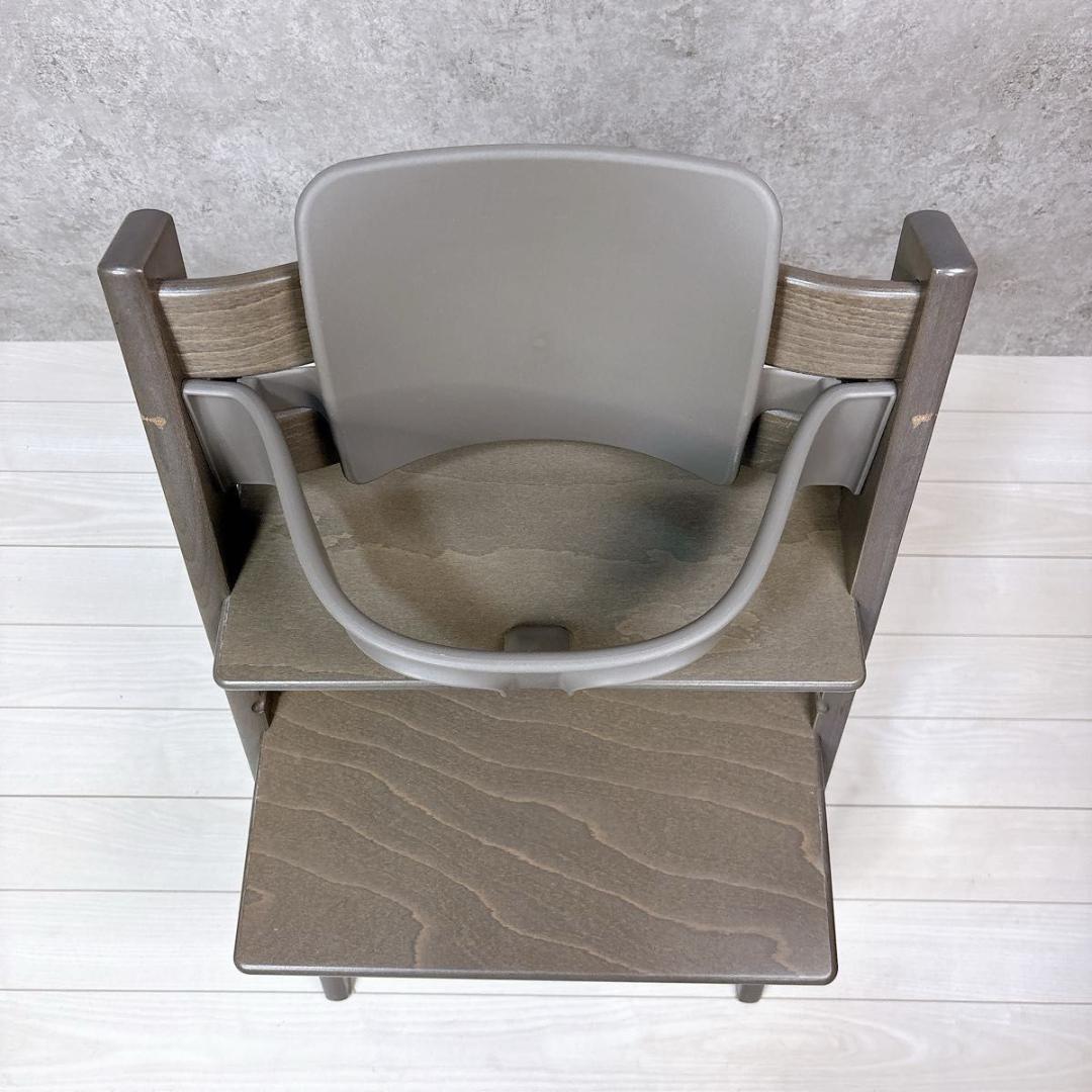 【美品】ストッケ トリップトラップ ベビーセット S/N 4 木製 ハイチェア