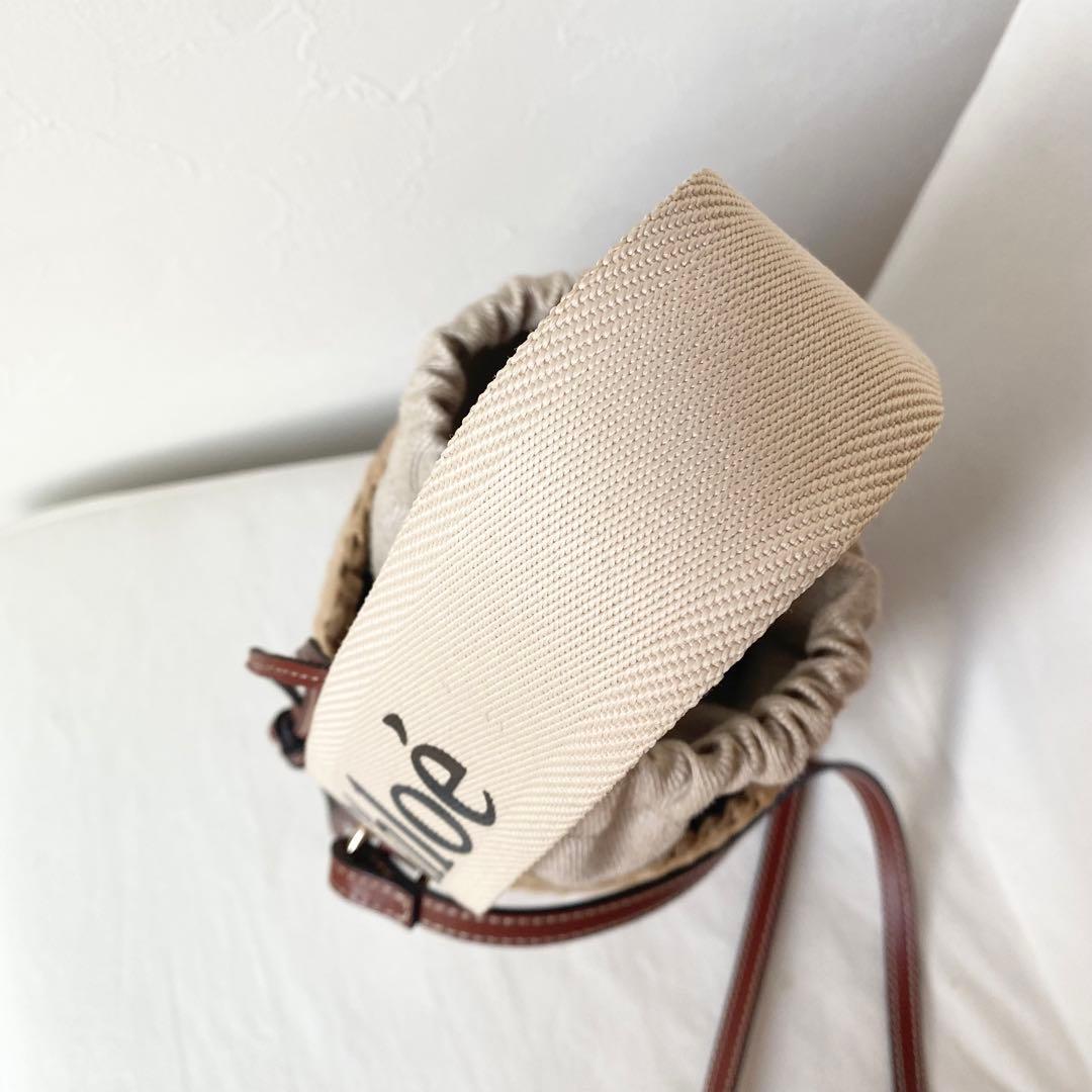 クロエ Chloe Woody スモールバスケット かごバッグ