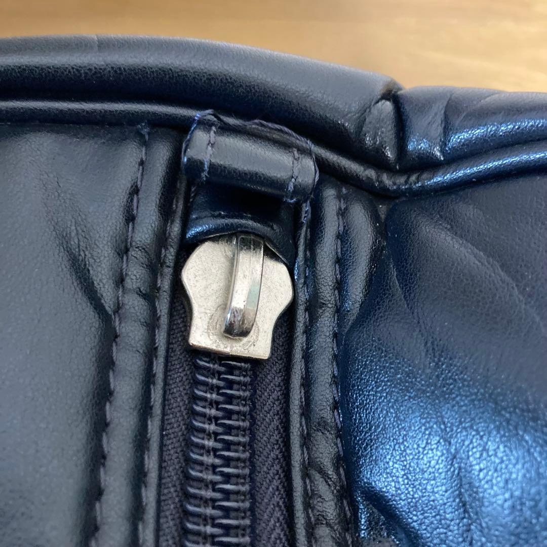 訳ありPEARLYGATES パーリーゲイツ キャディバッグ ネイビー スタンド