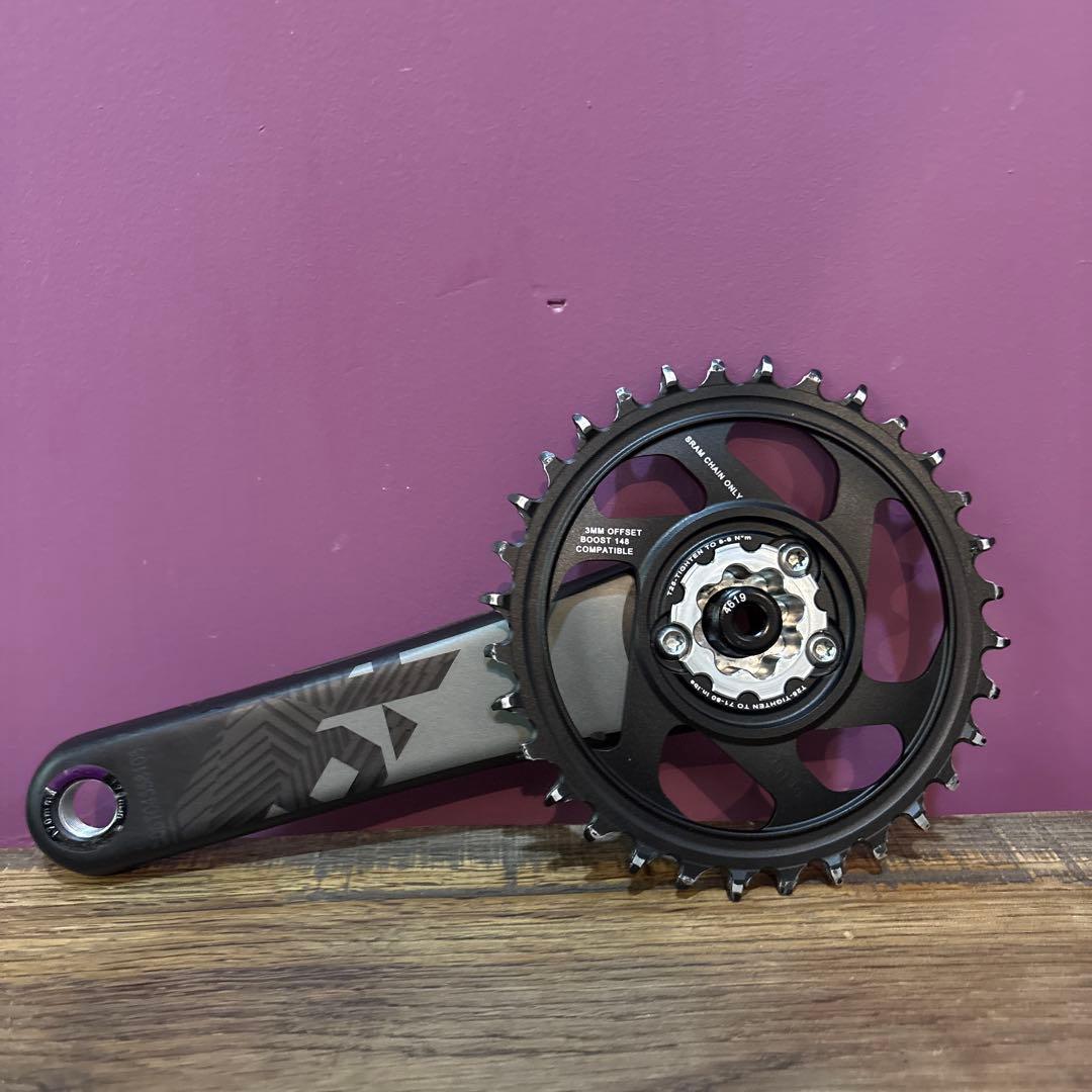 SRAM XO1 カーボンクランク MTB dub BOOST 170mm32t