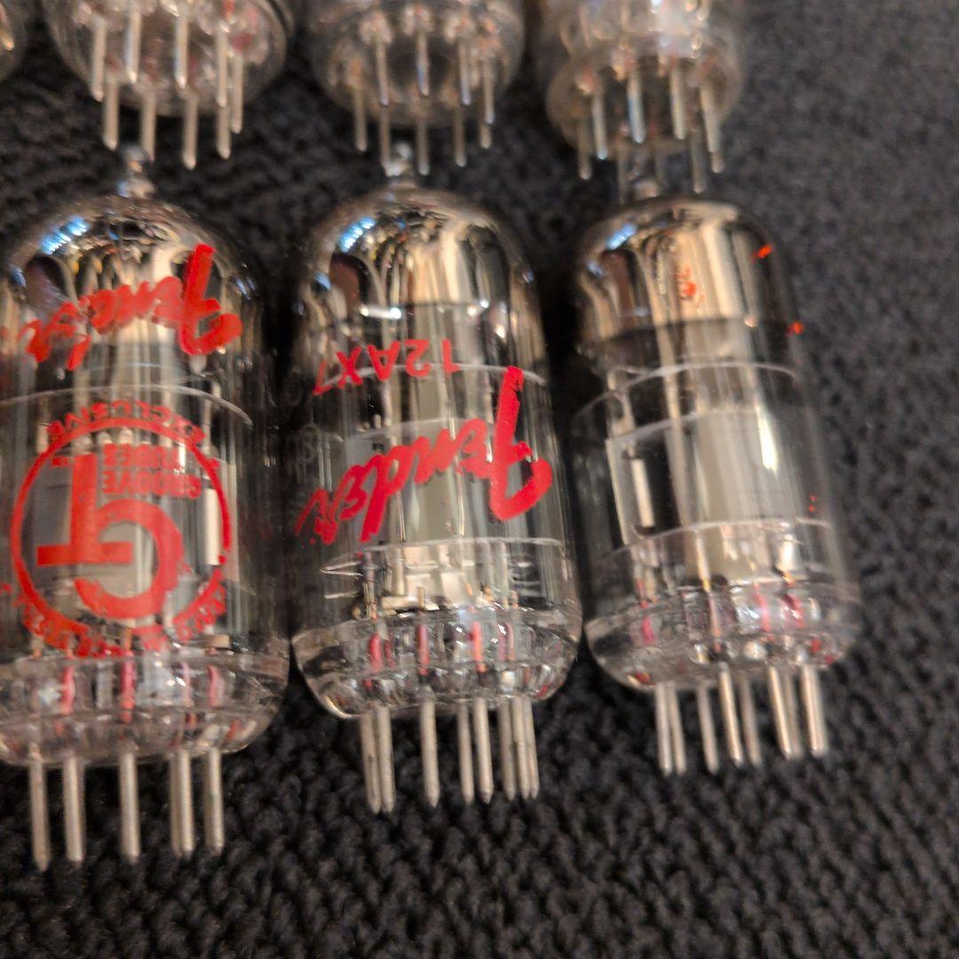 Fenderロゴ 12AX7 12AT7 中古真空管 10本セット