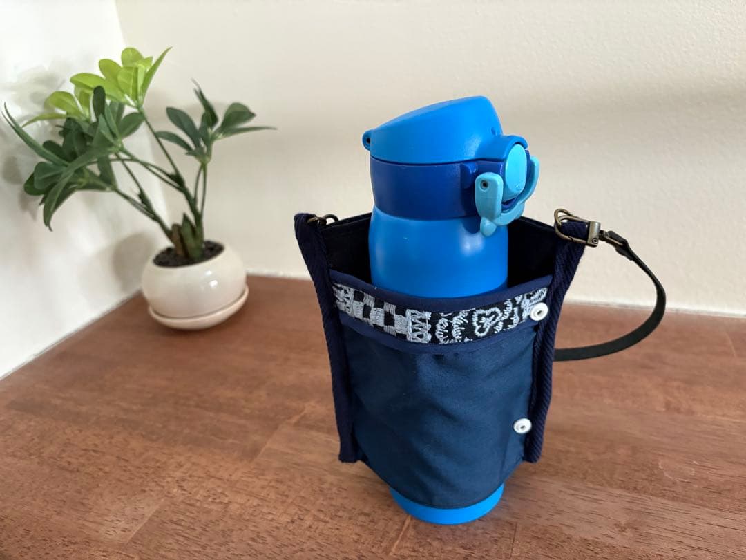 【ぽんぽこりん様】木工リング飾りバッグ＋ショルダー