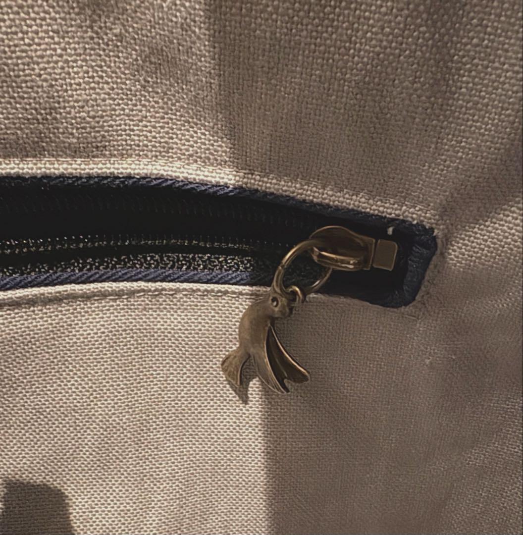 【ぽんぽこりん様】木工リング飾りバッグ＋ショルダー