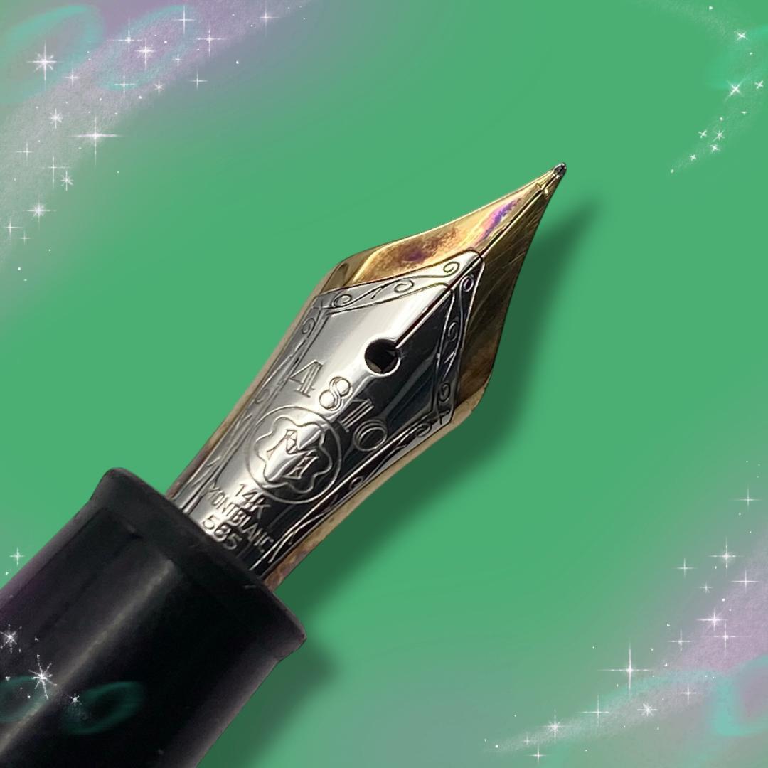 《美品》 モンブラン マイスターシュテュック 万年筆 クラシック ペン先14K