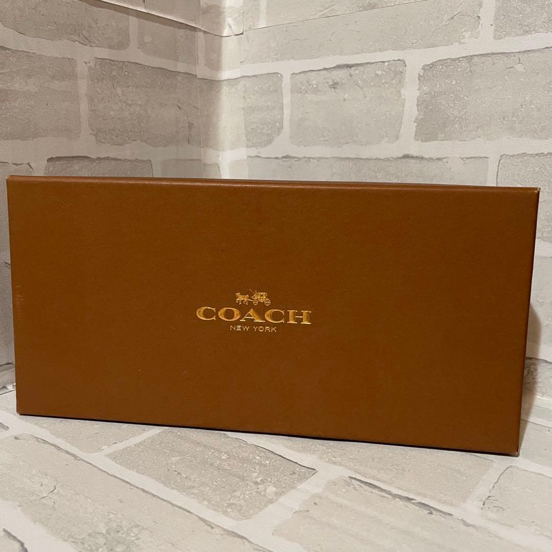 【極美品】COACH フラットシューズ メタリック＆ブラック 38.5 B
