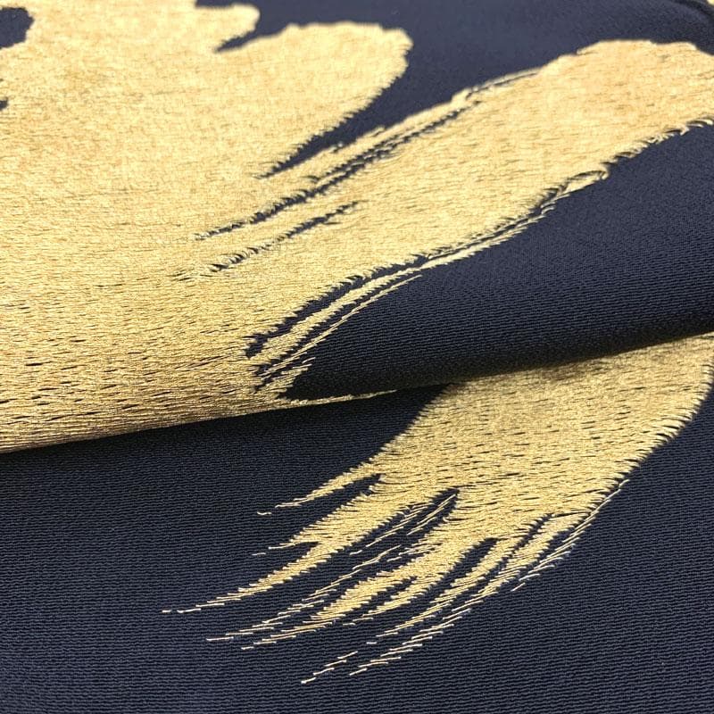 506mo51〇刺繍 黒留袖 作家物 「寿」 文字 五つ紋 比翼付き〇状態良好