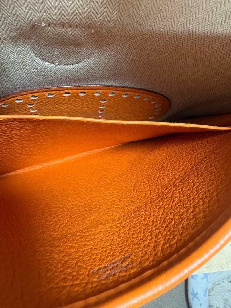 Hermès エブリン　 貴重アマゾニアショルダー 保存袋、ケアバーム付き