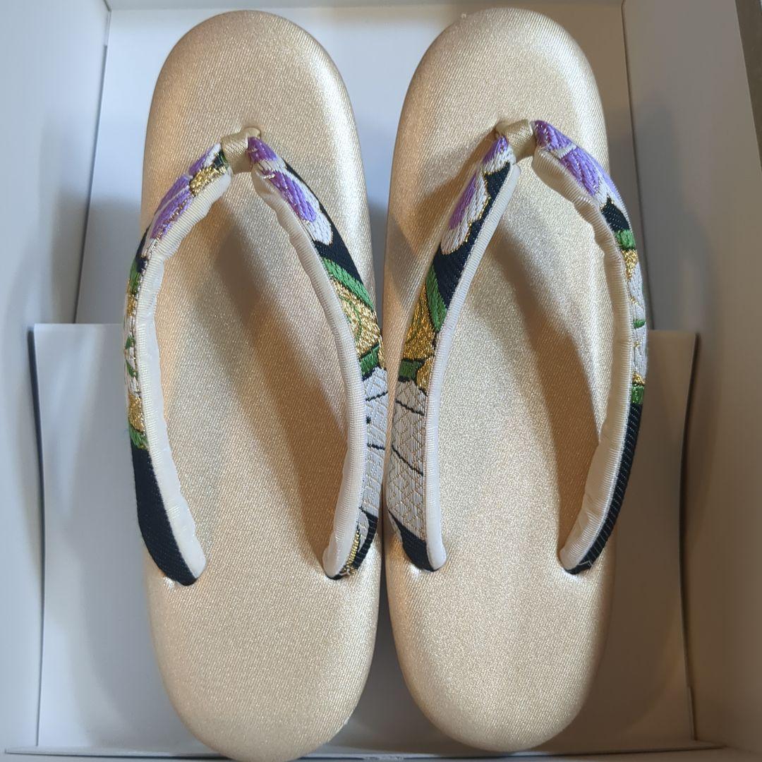 み　成人式バッグ、草履セット