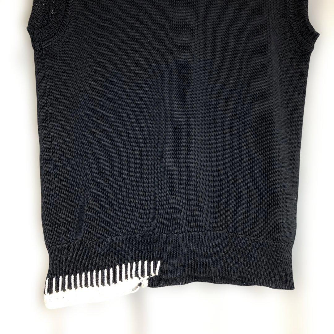 JIL SANDER ブラックニットベスト