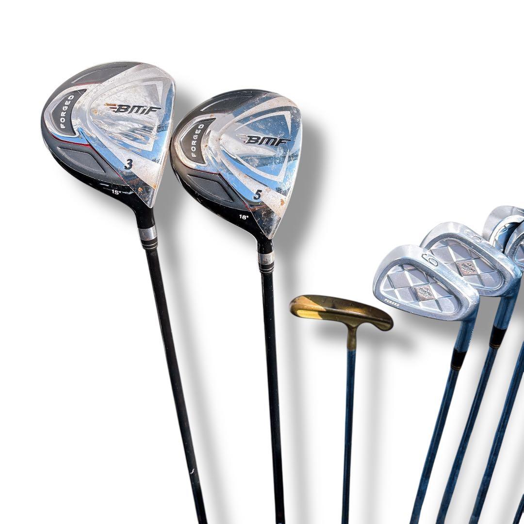 BMF BRIDGESTONE 初心者 クラブセット 黒 一式 10本セット