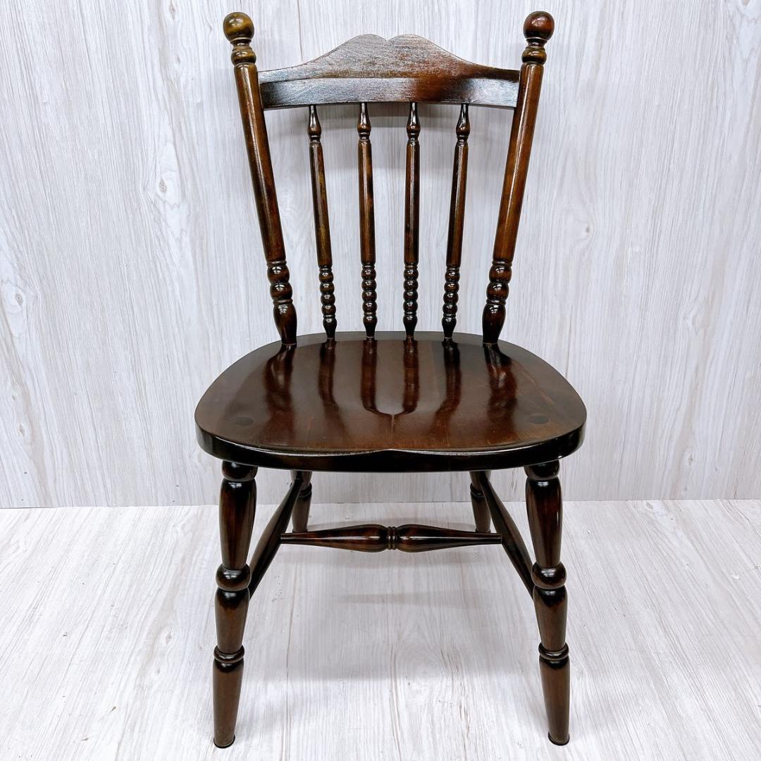 北海道民芸家具 ウィンザーチェア ダイニングチェア 椅子 いす イス③