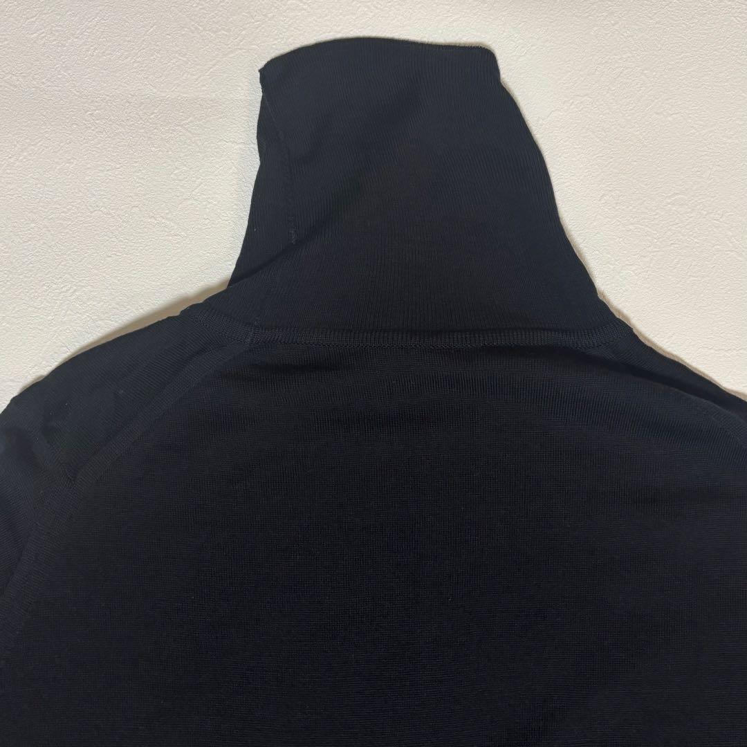 ジョンスメドレー タートルネックニット ブラック　メリノウール 英製 S定価5万